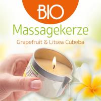 Grapefruit & Litsea Cubeba 100 ml Buddha2Buddha: BIO Massagekerze